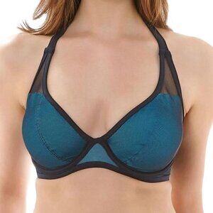Freya Electra Underwire Halter Bikini Swim Top UK 36E US 36DDD